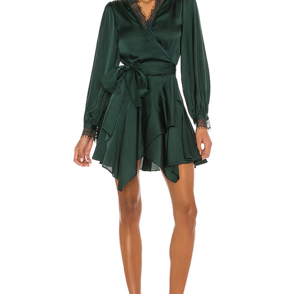 Nadeen Mini Dress in Emerald Green
Lovers and Friends - REVOLVE - NWT
